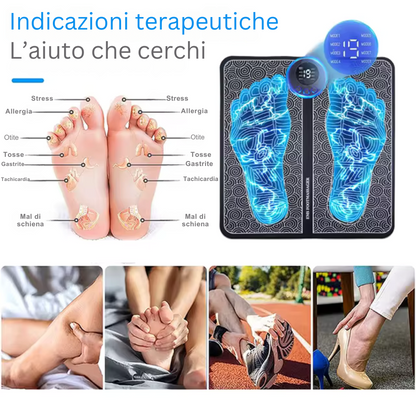Massaggiatore Piedi Elettrico - Dolore piedi, Relax, Fascite Plantare, recupero sforzo quotidiano, Spina Calcaneare dolore