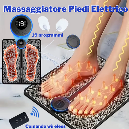 Massaggiatore Piedi Elettrico - Dolore piedi, Relax, Fascite Plantare, recupero sforzo quotidiano, Spina Calcaneare dolore